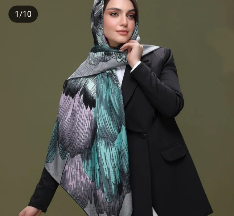 روسری - انواع روسری ساده و طرح دار با کیفیت