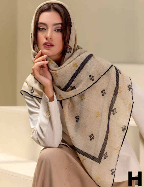 روسری حریر نخ قواره ۱۲۰