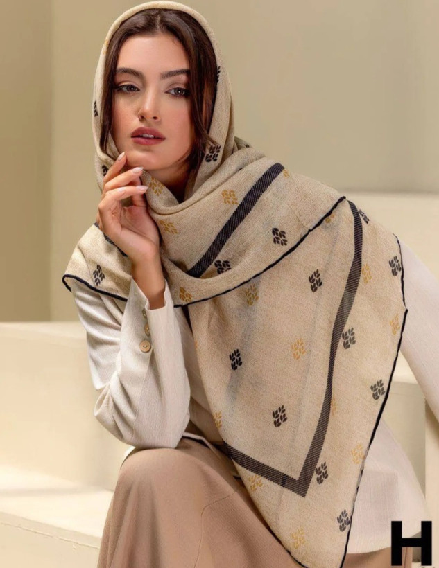 روسری حریر نخ قواره ۱۲۰