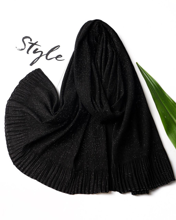 مدل های متنوع شال مشکی برشکا