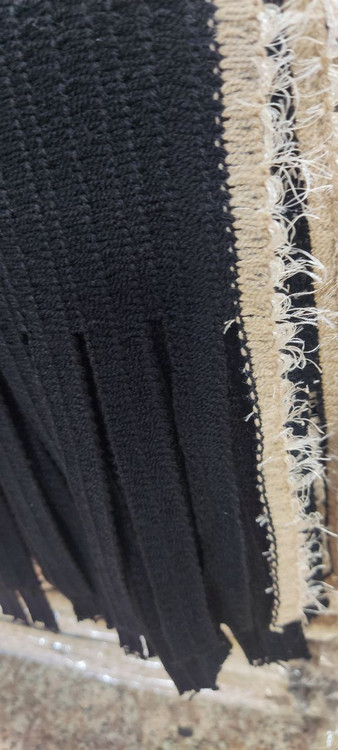 شال بافت دور خز زیبا