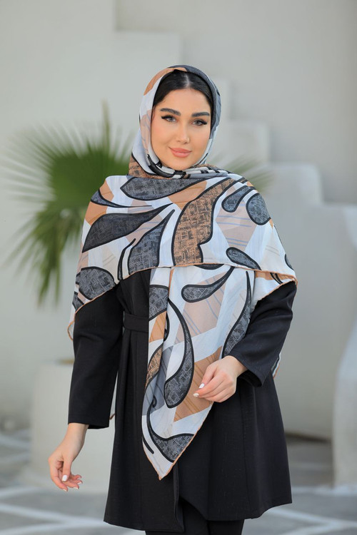 روسری حریر نخ قواره بزرگ