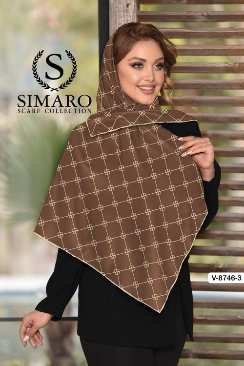 روسری ساتن دست دوز