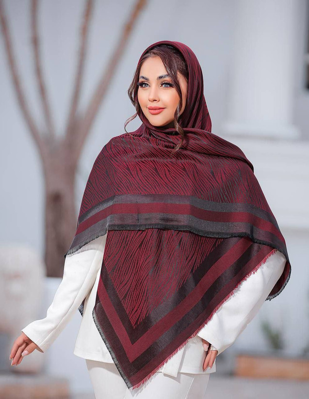 تنوع طرح روسری یلدایی