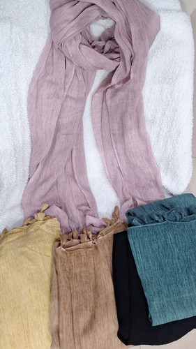 تنوع رنگ بندی انواع شال و روسری