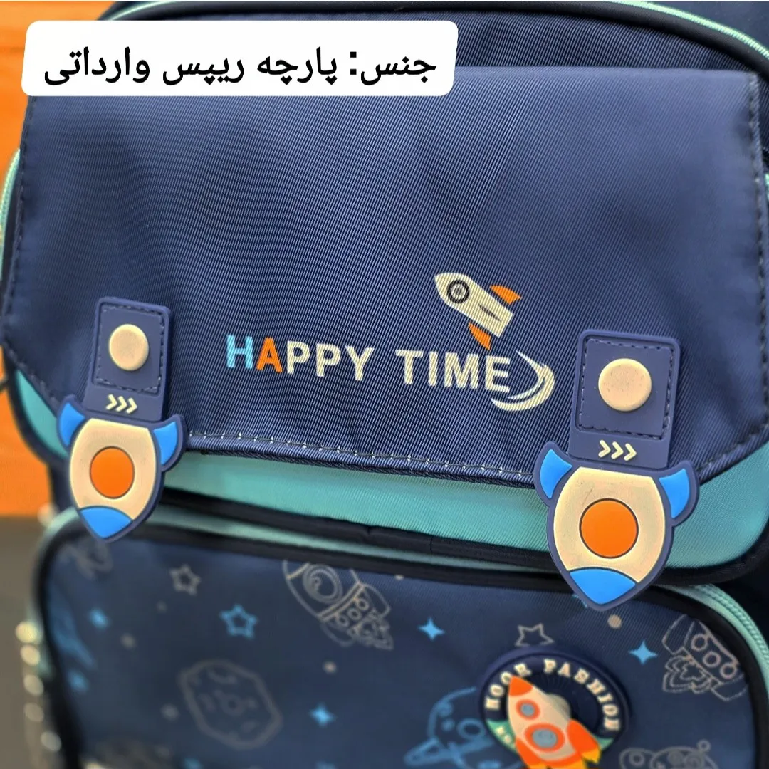 کوله پشتی پسرانه موشکی ضد آب مناسب کلاس اول تا چهارم
