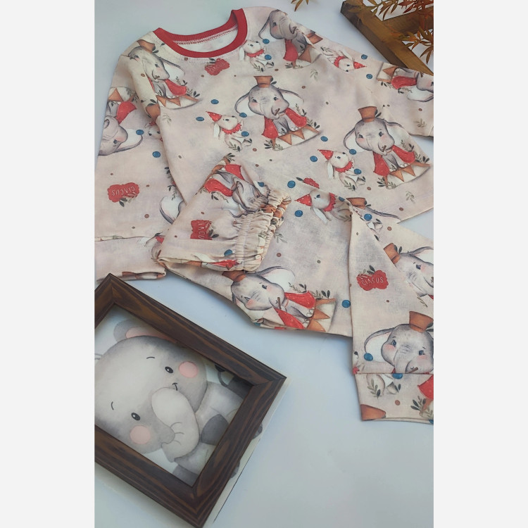 بلوز و شلوار راحتی بچگانه طرحدار سایز 35 تا 45