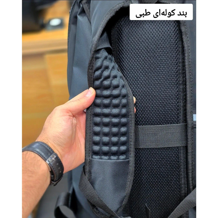 کوله پشتی اسپرت دیبا جادار با جای لپتاپ، پورت USB و هندزفری، ضد تعریق، مناسب 12 سال به بالا