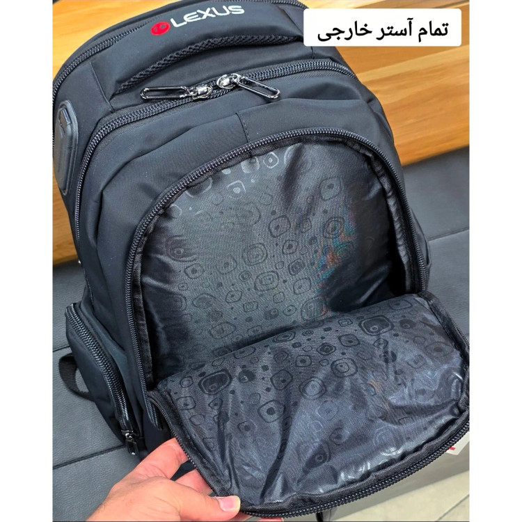 کوله پشتی اسپرت دیبا جادار با جای لپتاپ، پورت USB و هندزفری، ضد تعریق، مناسب 12 سال به بالا