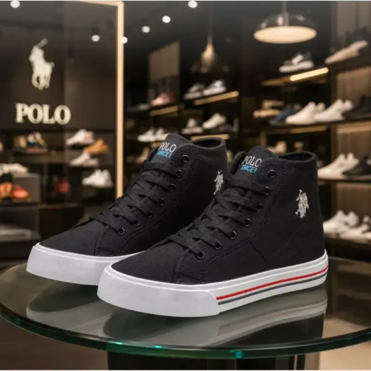 ونس زنانه پولو ساقدار مشکی سایز 37 تا 40
