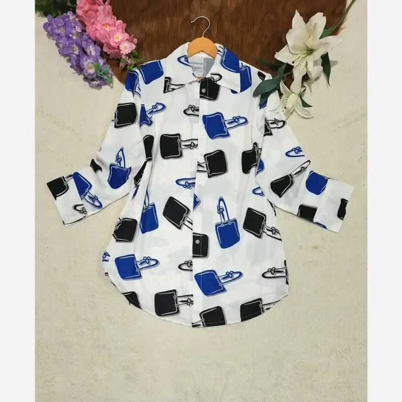شومیز درسا جنس بوگاتی درجه یک فری سایز 38 تا 46
