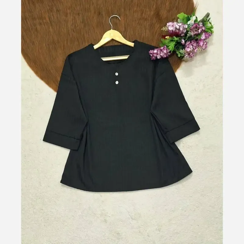 شومیز یقه کوبایی کریشه کریستالی اصل درجه یک فری سایز 38 تا 46