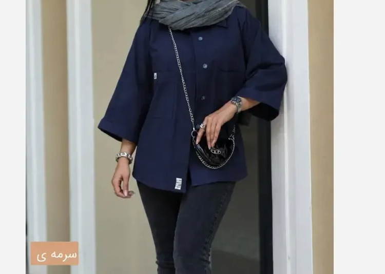 شومیز زنانه لینن مدل لارا سایز 36 تا 50
