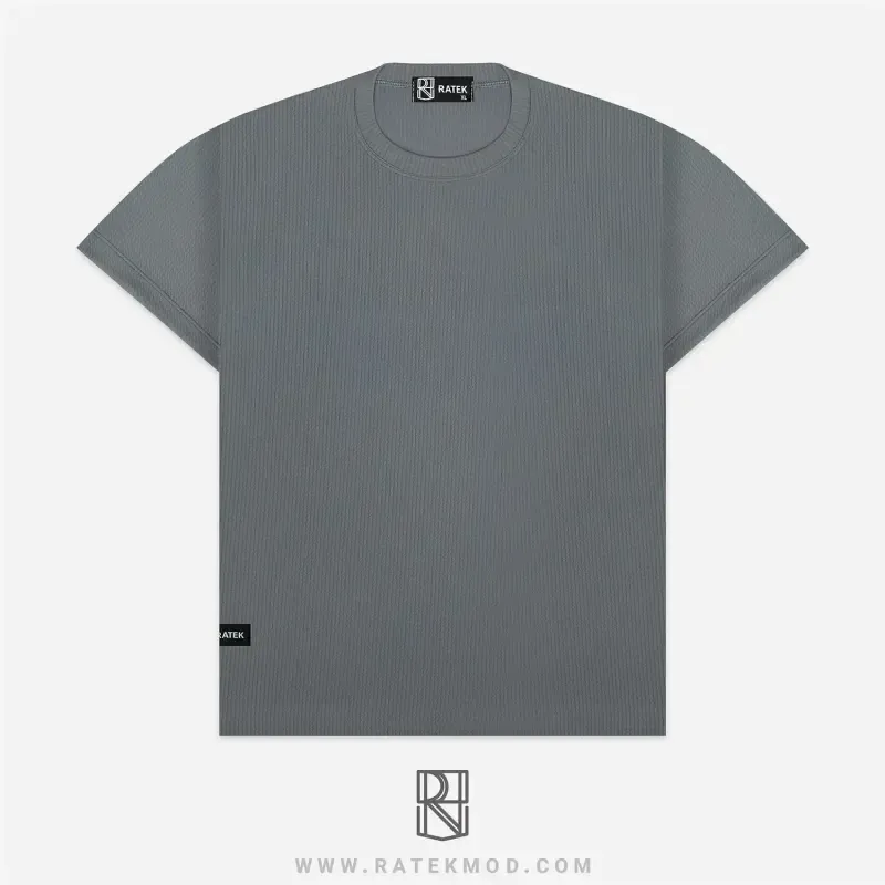 تیشرت مراکشی پارچه کبریتی آستین کوتاه یقه گرد سایز بزرگ و معمولی