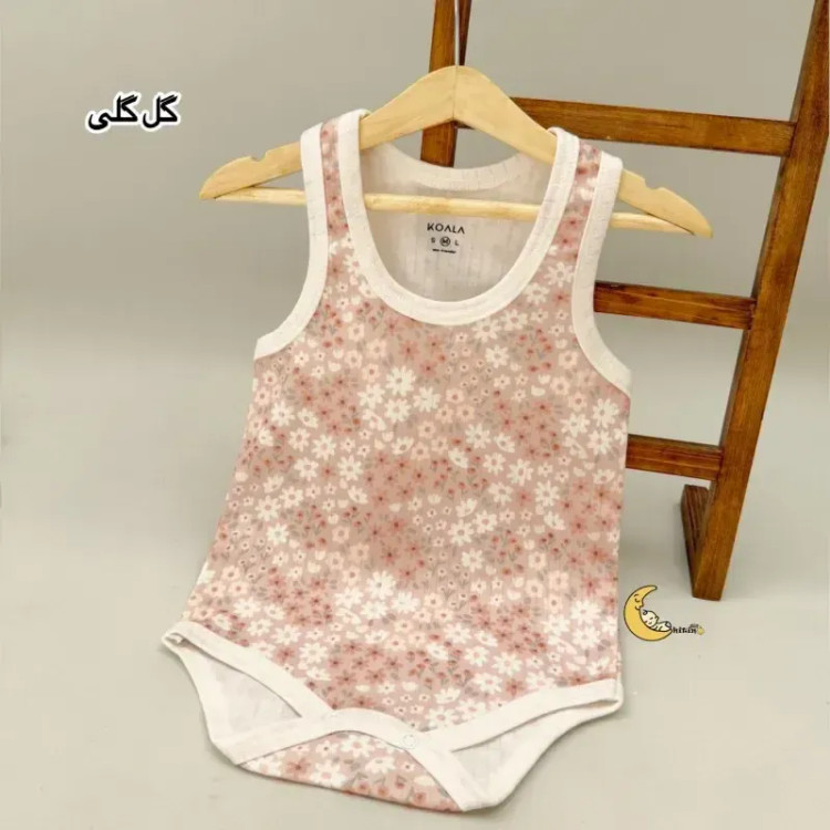 بادی رکابی بچگانه کوالا کیدز نخ پنبه کبریتی زیردکمه